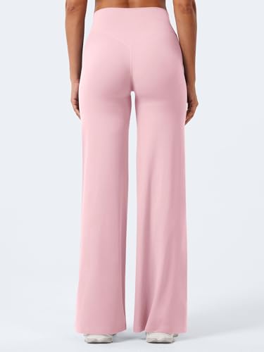 YEOREO - Leggings rectos de entrenamiento para mujer, sin costuras frontales, de 29 / 31.5 / 33 / 35 pulgadas, cintura alta; pantalones deportivos suaves ideales para yoga y gimnasio