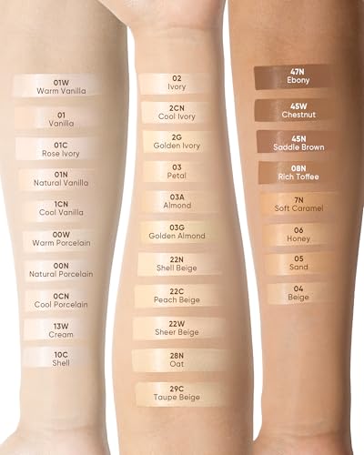SKINTIFIC Full Coverage Cushion Foundation #02 Ivory| Satin Glow Finish, Oil-Control & Waterproof, Buildable Tattoo Cover Cushion for All Skin Types