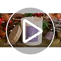 AOOVOO Lavender Scented Candles for Women - Aromatherapy Candle with Crystals Inside, 10oz Soy Candles for Home Scented, Birthday Gifts Mothers Day Candle for Women Mom